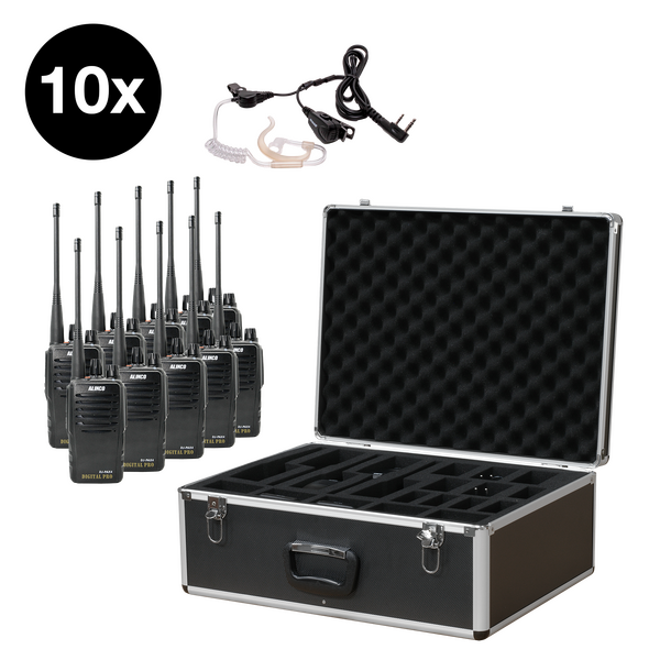 Vorschau ALINCO 10er Team-Set DJ-PAX-4 mit KEP-24-VK im Funkkoffer