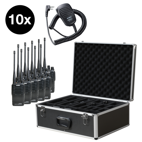 Vorschau ALINCO 10er Team-Set DJ-VX-46E mit EMS-76 im Funkkoffer