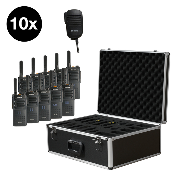 Vorschau MAAS 10er Team-Set PT-375 mit KEP-360-K im Funkkoffer