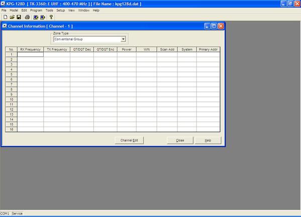 Vorschau KENWOOD KPG-128D Programmiersoftware TK-2360 /3360