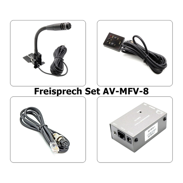 Vorschau Freisprech Set AV-MFV-8 - 8 pol. Japan Alinco